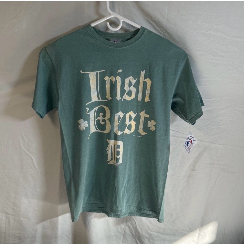 Detroit Tigers Baseball St. Patrick’s Day T-Shirt Size Med W/Tags New